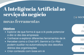 Vieira do Minho promove formação sobre Inteligência Artificial aplicada aos negócios turísticos - 
